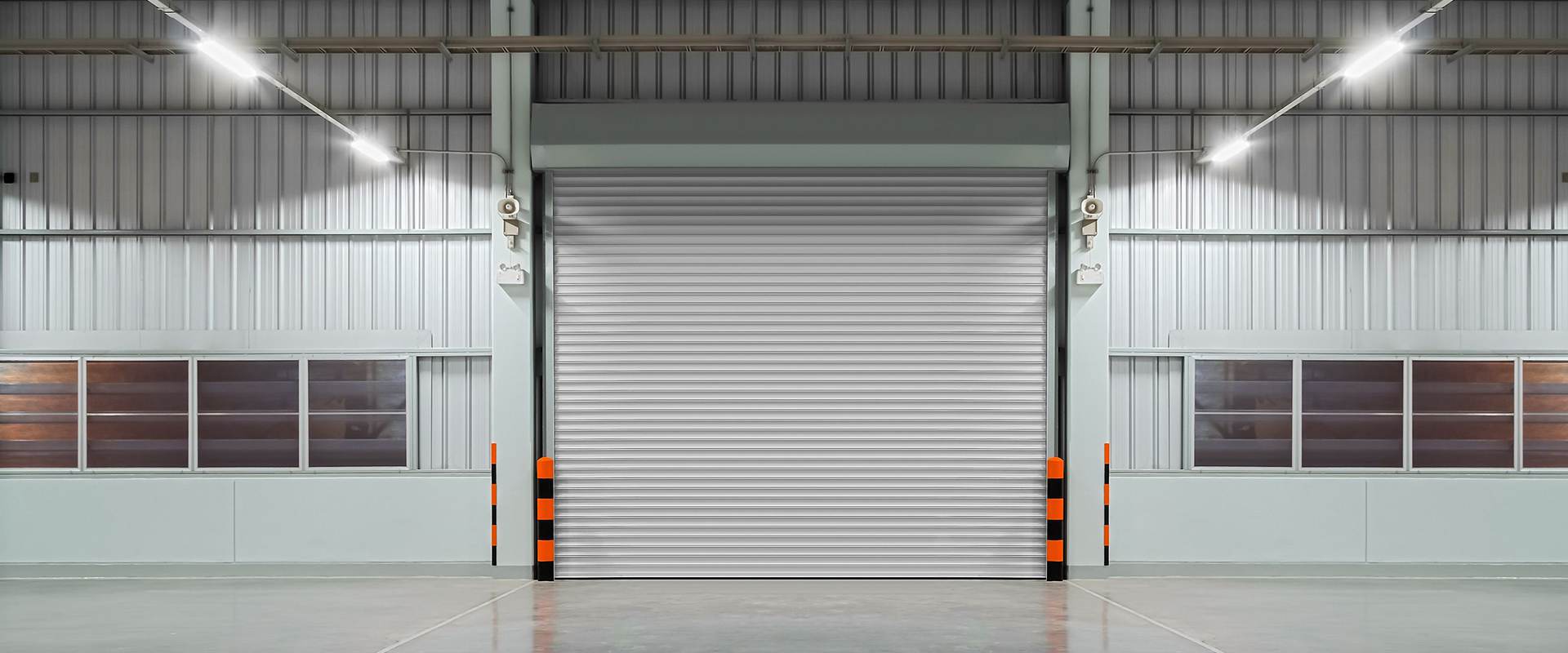 Steel Wind Resistant Roller Shutter Door