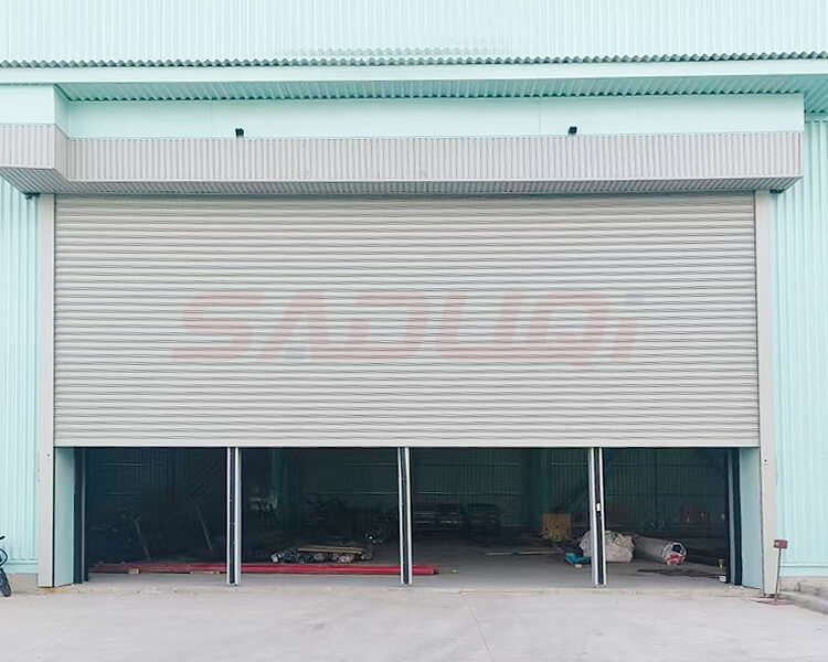 6mx5m Steel Wind-Resistant Roller Shutter Door