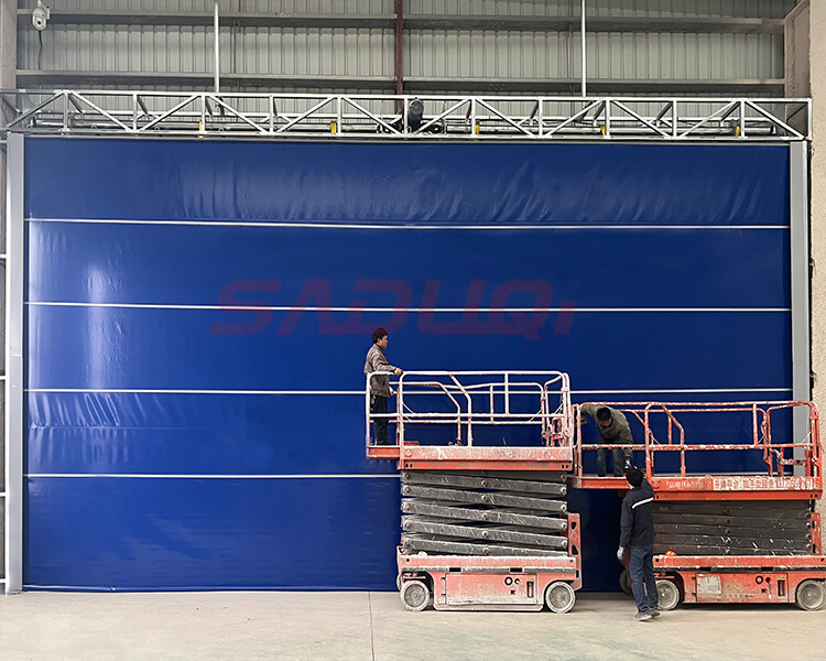 Looking for A Door for A Large Doorway? Take A Look At This Custom-Made, Windproof Flexible Door