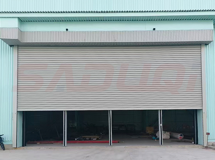 Steel Wind-Resistant Roller Shutter Door Fitted With Wind-Resistant Hooks